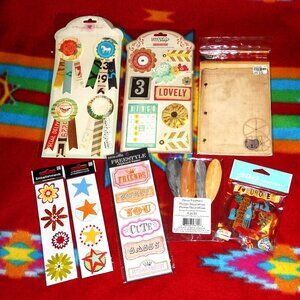 LOT: ASSORTED SCRAPBOOKING STICKERS - Brand New in Packages!